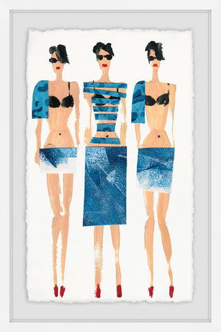 "Blues II" Framed Painting Print, 8"x12"
