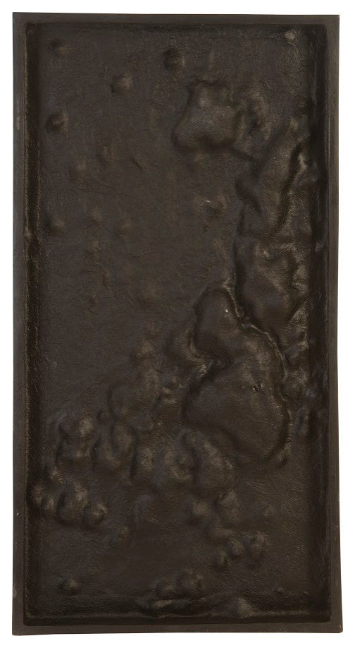 Splotch Wall Art, Silver, Rectangle A