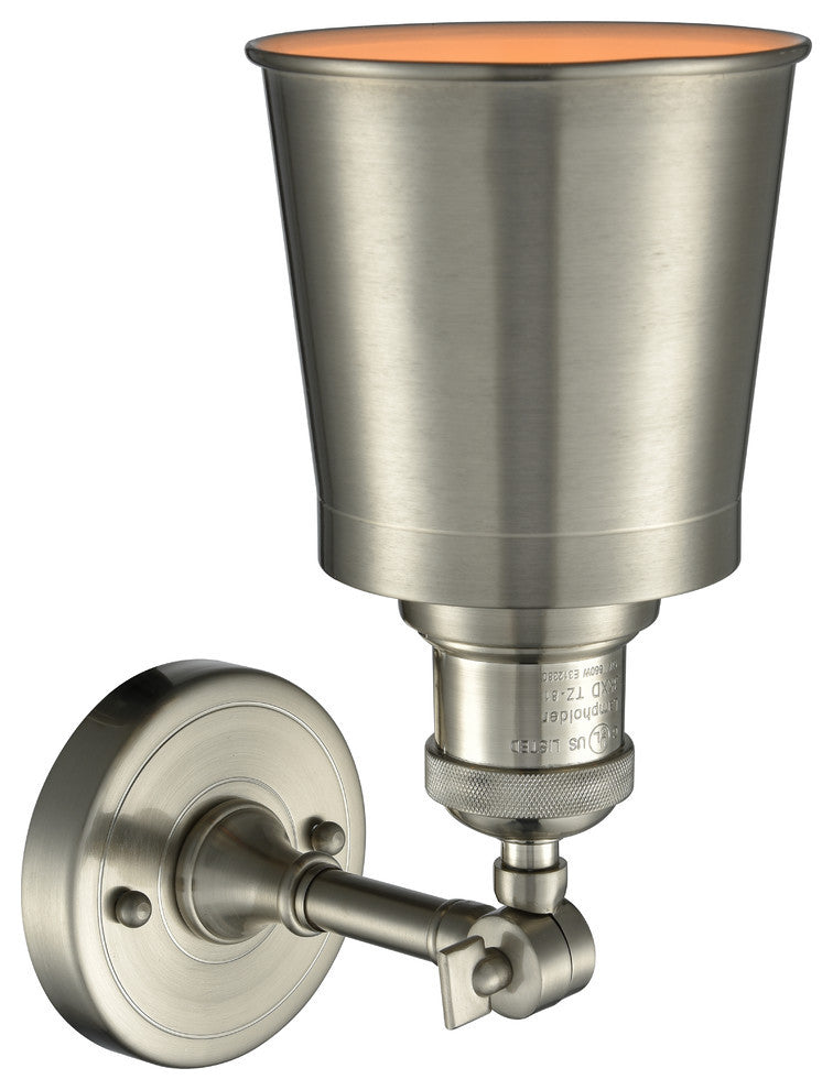 Addison 1-Light Sconce, Brushed Satin Nickel, Brushed Satin Nickel