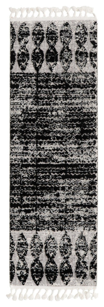 Unique Loom Cherokee Asheville Area Rug, Black, 2' 0 X 6' 0 Runner