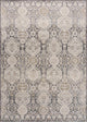 Hauteloom Parkerfield Blue Area Rug, Beige/Black/Charcoal, 5'3"x7'3"