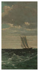 "Breezing Up (right)" Digital Paper Print by Winslow Homer, 24"x42"