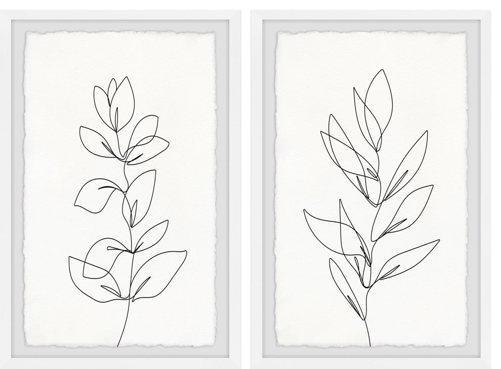 Where Leaves Blossom Diptych, 2-Piece Set, 8x12 Panels