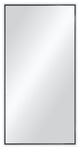 18"x36" Metal Frame Shatterproof Wall Mount Mirror FM1-1836, Matte Black