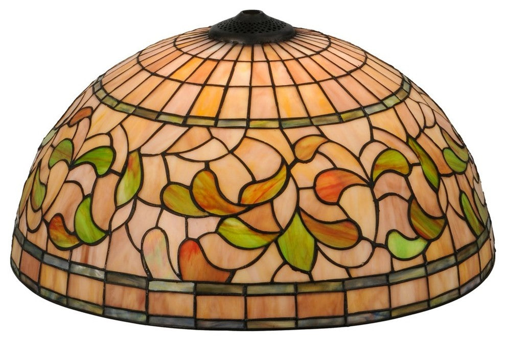 Meyda lighting 10977 20" Wide Tiffany Turning Leaf Shade
