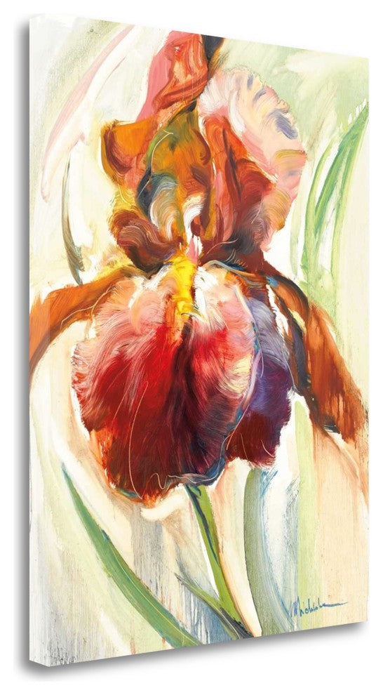 "Colors Of Iris II" By Maria Zielinska, Giclee Print on Gallery Wrap Canvas