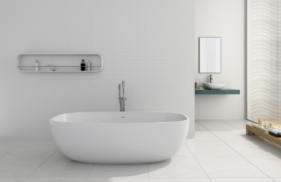 Cheviot Products Giorgio Solid Surface Bathtub