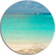 Tropical Andaman Sea With Blue Sky, Seascape Round Wall Art, 11"