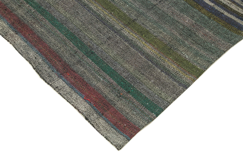 Rug N Carpet - Handmade Oriental 6' 0'' x 9' 3'' Vintage Wool Kilim Rug