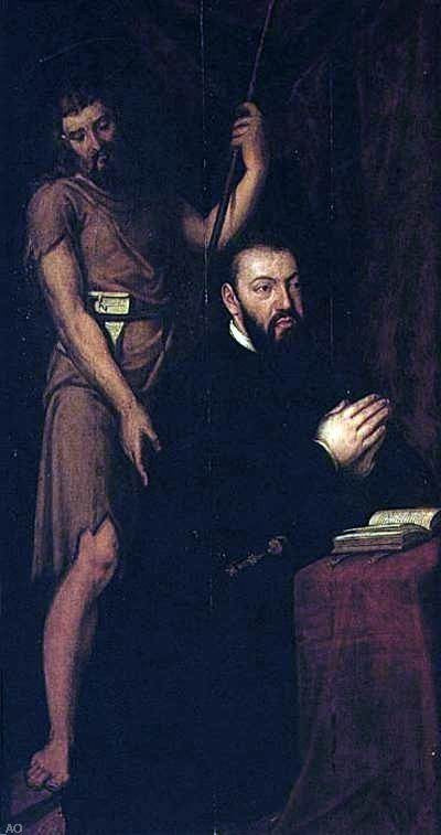 Cristovano Lopes Portrait of Don Joao III, Gallery Wrapped Canvas, 15"x30"