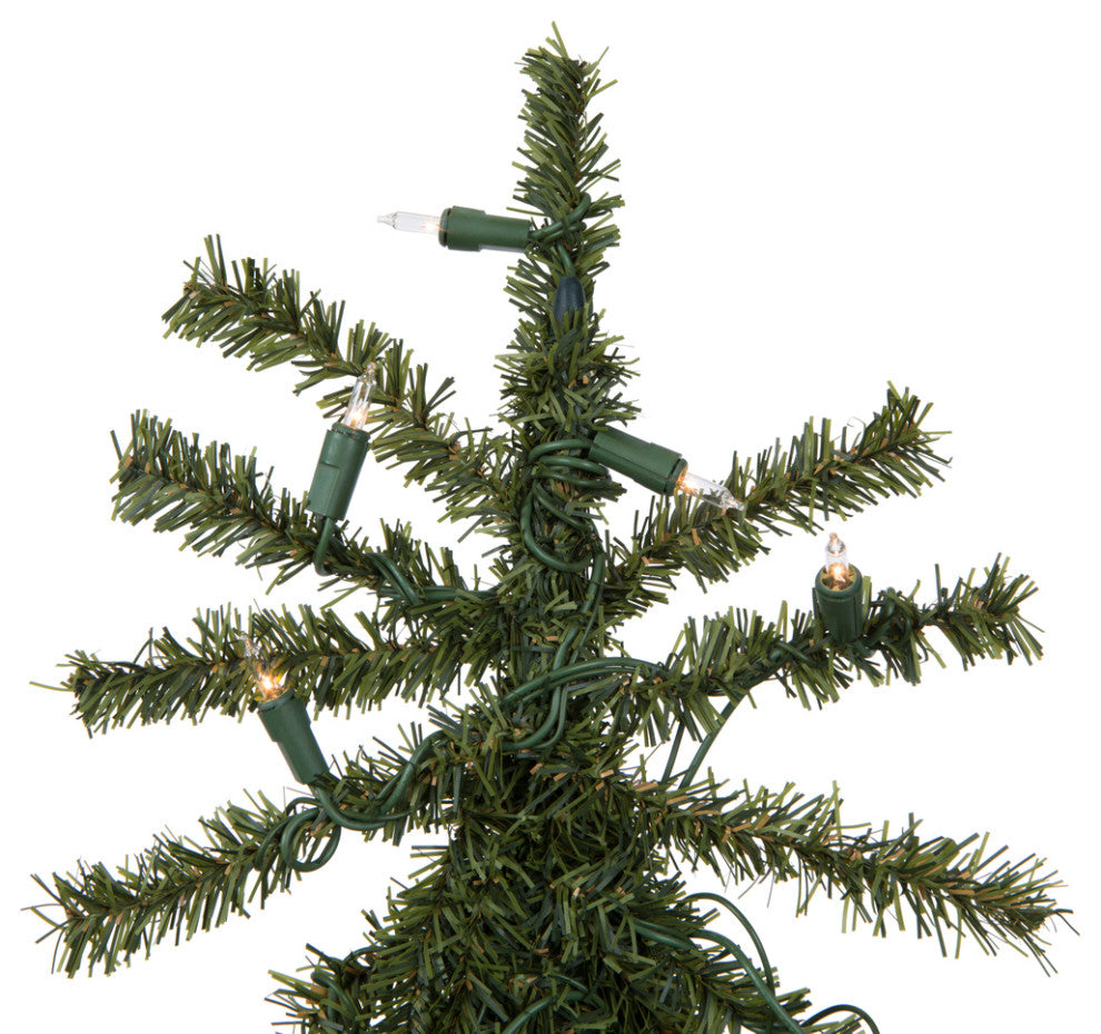 Vickerman A805151 5' Natural Alpine Artificial Christmas Tree, Clear Lights