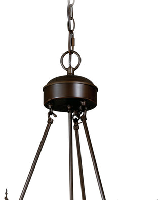 Bryce 9L Deer Chandelier Burnished Bronze