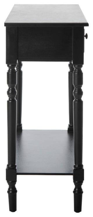 Safavieh Rosemary 2-Drawer Console, Distressed Black