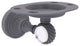 Pacific Grove Twisted Tumbler and Toothbrush Holder, Matte Gray