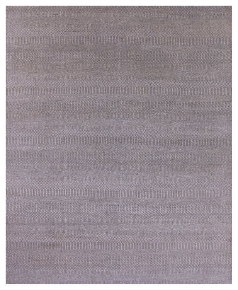 8' 0" X 9' 10" Handmade Savannah Grass Wool and Silk Rug Q11999