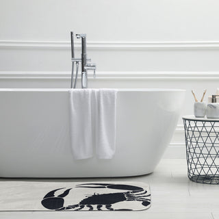 34" x 21" Crab Dip Bathmat, Shark Blue