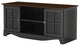 Pinnacle 54" TV Stand 101225 from Nexera, Cinnamon-Cherry and Black
