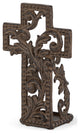 Metal Acanthus Cross Votive