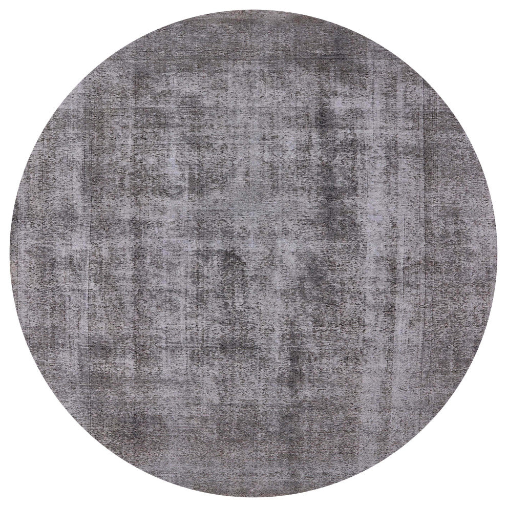 Ahgly Company Indoor Round Mid-Century Modern Area Rugs, 3' Round
