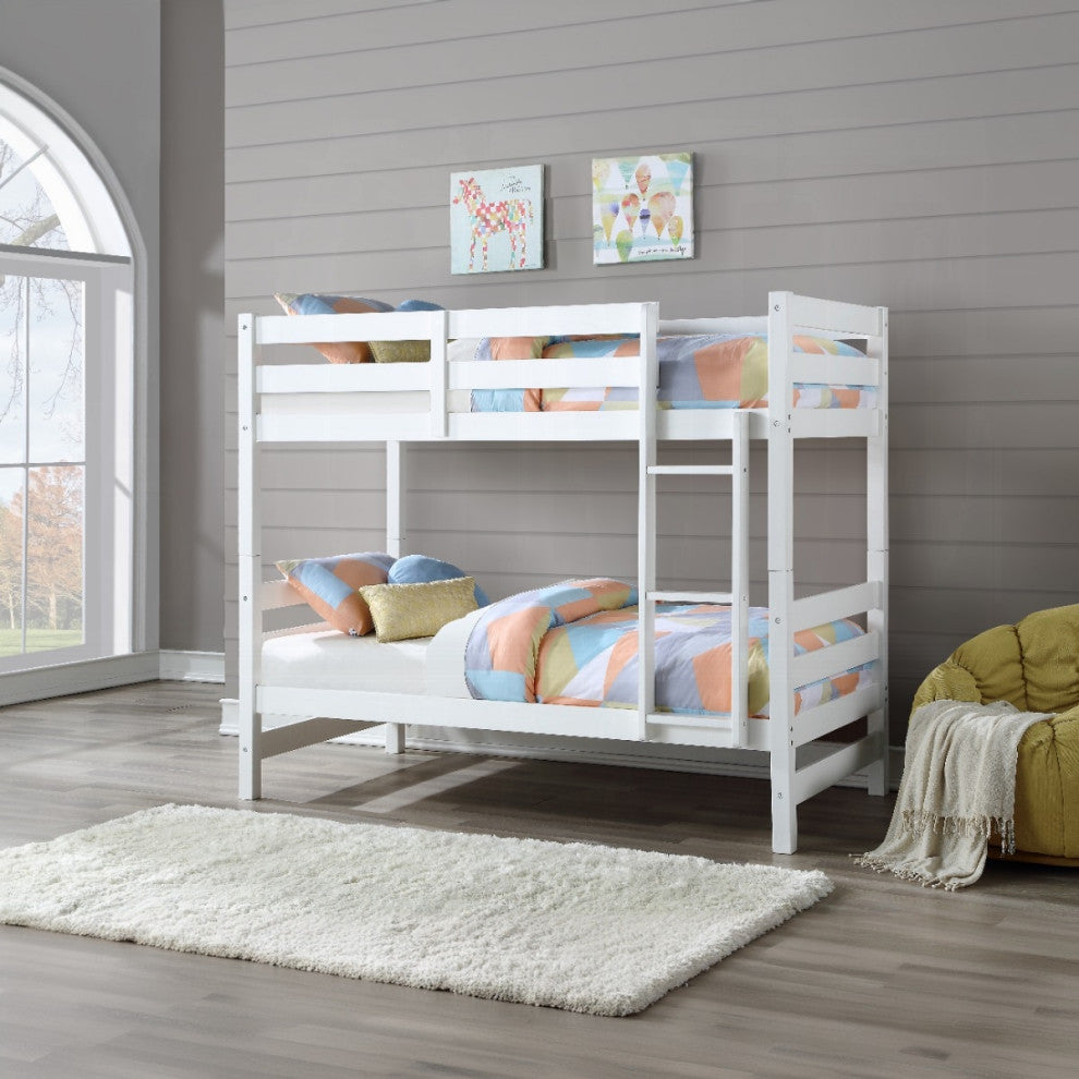 ACME Ronnie Twin/Twin Bunk Bed, White