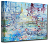 Raindrops' Canvas by Leslie Owens, 16"x12"