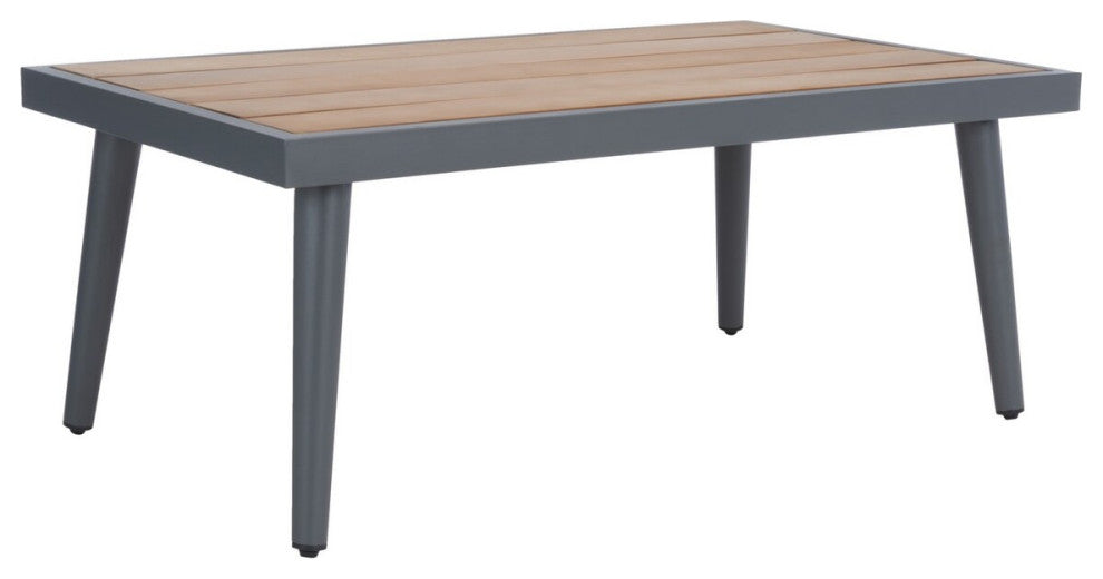 Safavieh Guthrie Corner Living Set, Natural / Light Grey