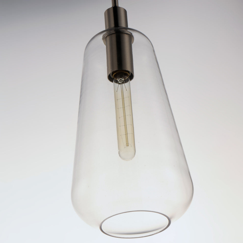 Maxim 11114CL Babylon 8"W Mini Pendant - Satin Brass