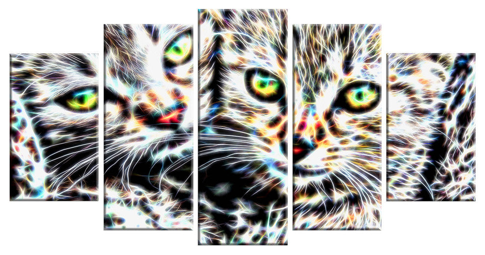 "Cuddling Kittens" Canvas Painting