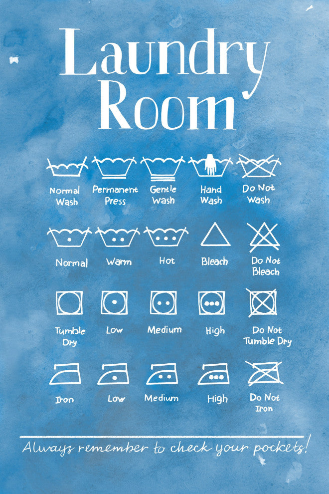 "Laundry Room III" Painting Print on Wrapped Canvas, 30x45