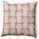 20x20" Pineapple Pattern Nautical Decorative Indoor Pillow, Mauve