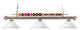 Shark Collection 3 Light Billiard Light in Brushed Nickel Finish