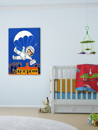 "Astro Boy" Painting Print on Canvas by Curtis