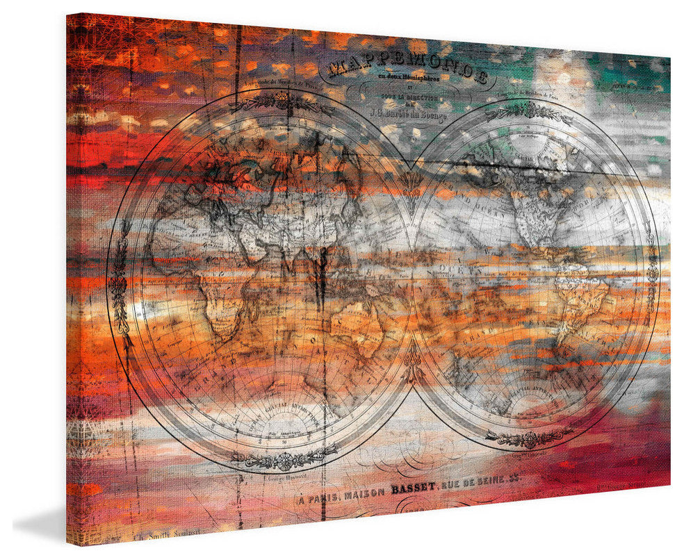 "Old World Red" Fine Art Canvas Print, 45"x30"