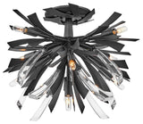 Fredrick Ramond Vida Large Semi-Flush Mount, Brushed Graphite