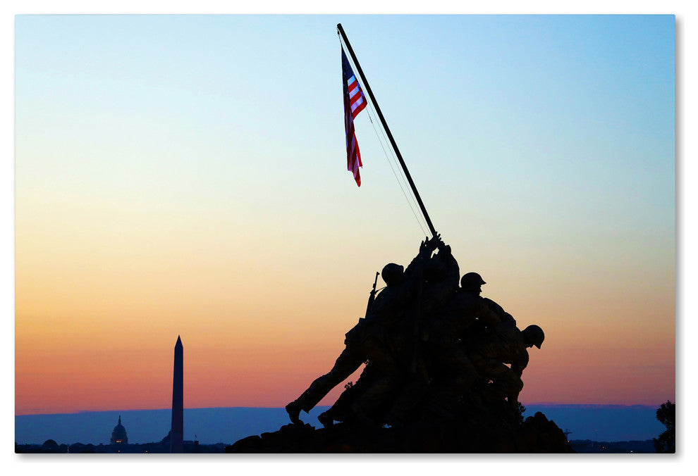 CATeyes 'Marine Corps Memorial' Canvas Art, 30x47