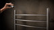 Mr Steam W328 8-Bar Wall Mounted Electric Towel Warmer With Digital Timer, Brush