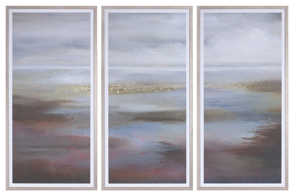 Framed Landscape Panel Wall Art, 3-Piece Set
