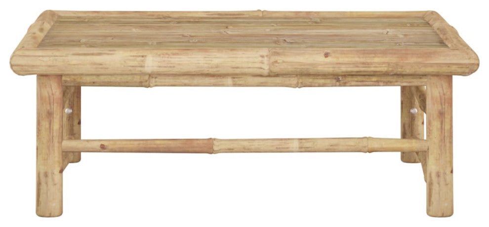 Vidaxl Garden Table 25.6"x25.6"x11.8" Bamboo