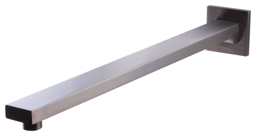 Brushed Nickel 16" Wall Mounted Square Shower Arm