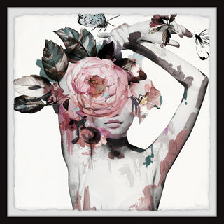 "Tainted Crown" Framed Painting Print, 18"x18"