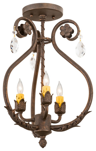 12 Wide Antonia 3 Light Chandelier