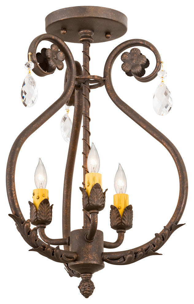 12 Wide Antonia 3 Light Chandelier