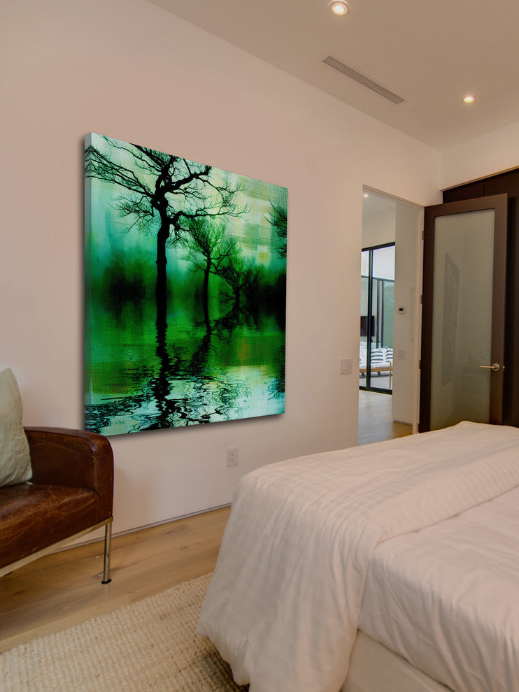 "Emerald Lake" Fine Art Canvas Print, 32"x32"