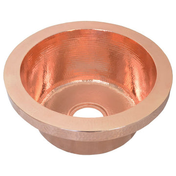 Native Trails CPS16 Mojito 13" Drop-In Single Basin Copper Bar - Brushed Nickel