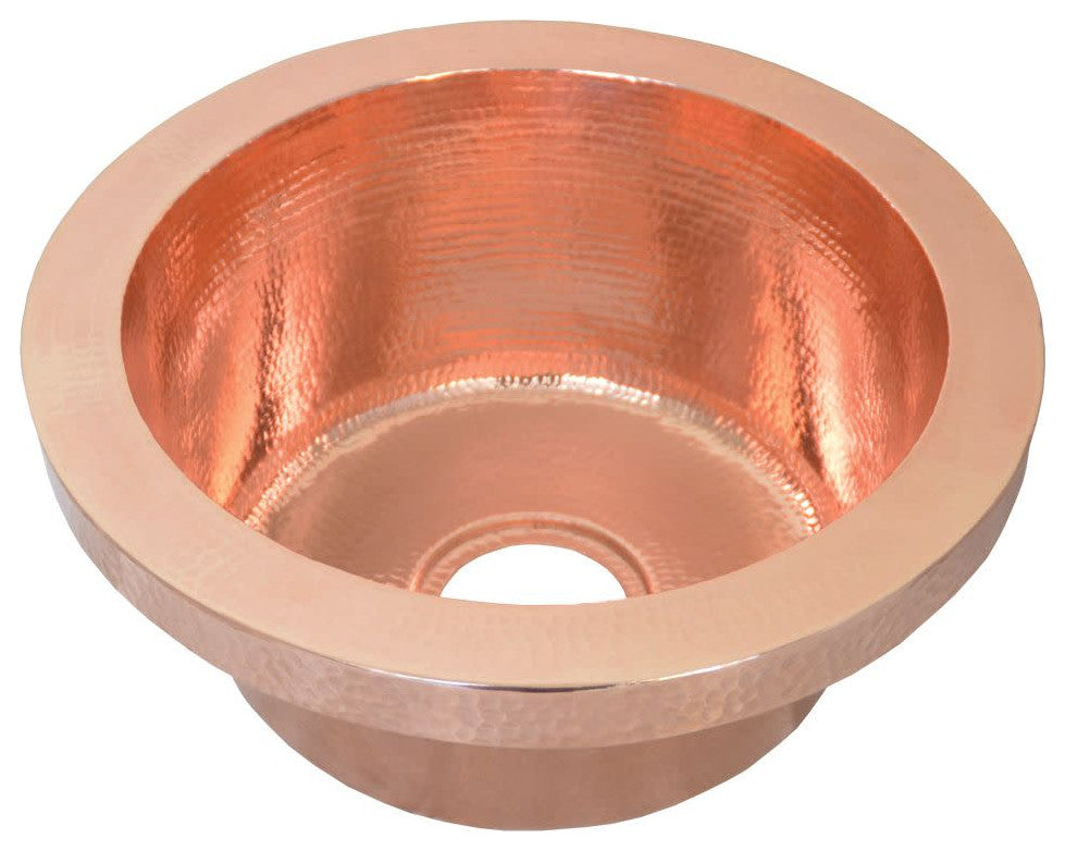 Native Trails CPS16 Mojito 13" Drop-In Single Basin Copper Bar - Brushed Nickel