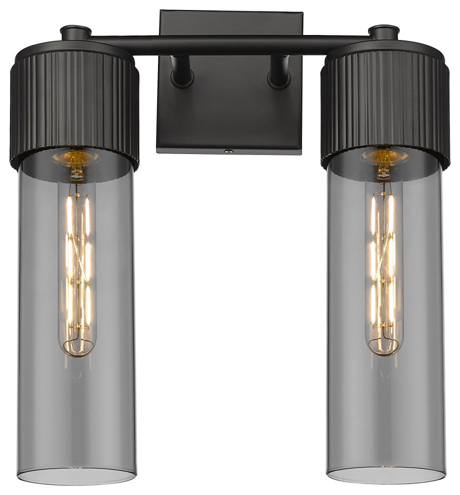 Innovations Bolivar 2 14" Bath Vanity-Light Matte Black