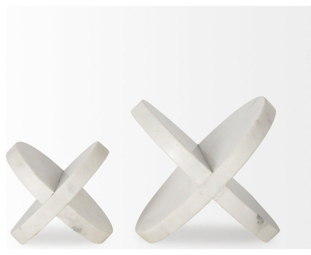 Sophia 6.0"Lx6.0"Wx6.0"H Small Marble Ornament