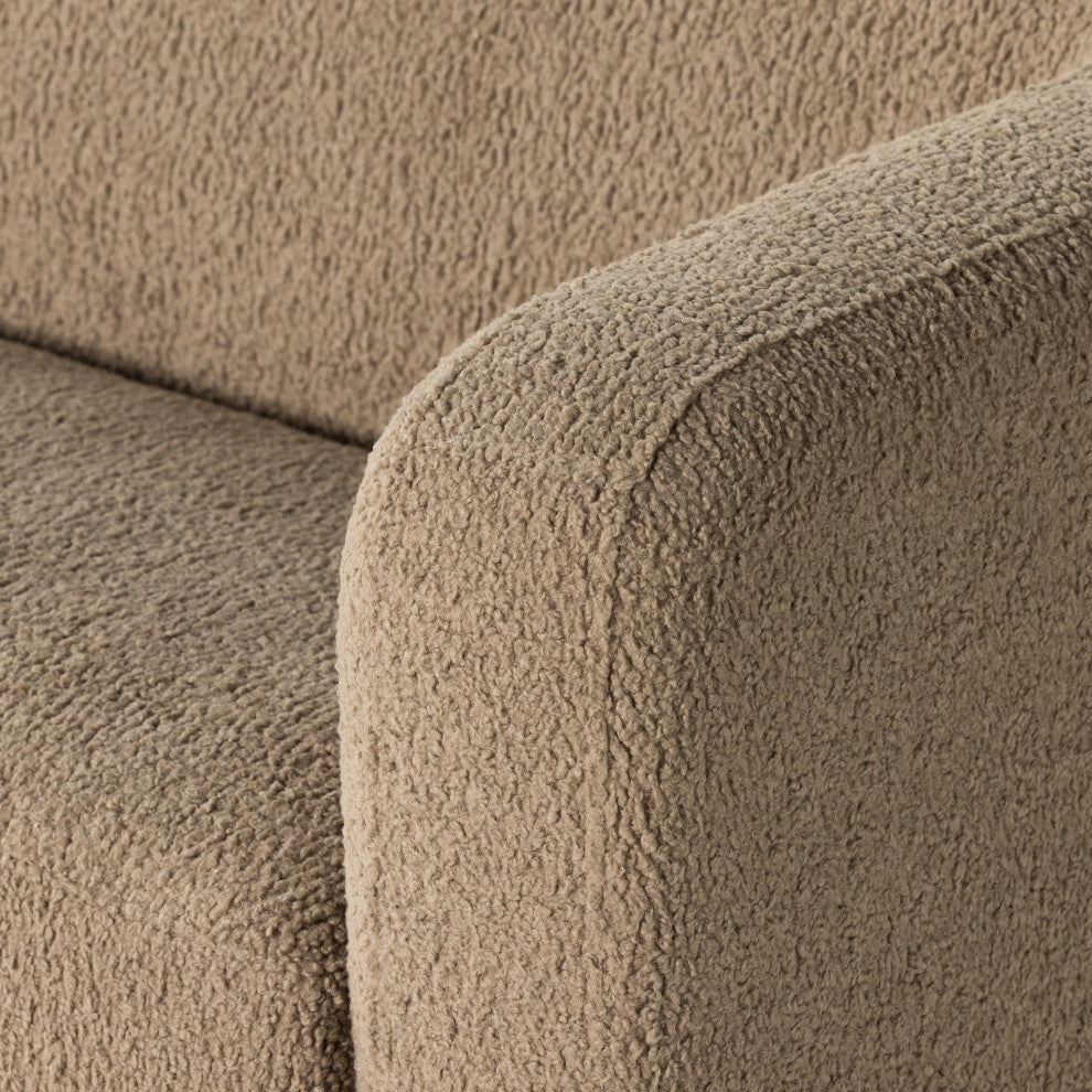 Gidget Sofa, 84", Sheepskin Camel