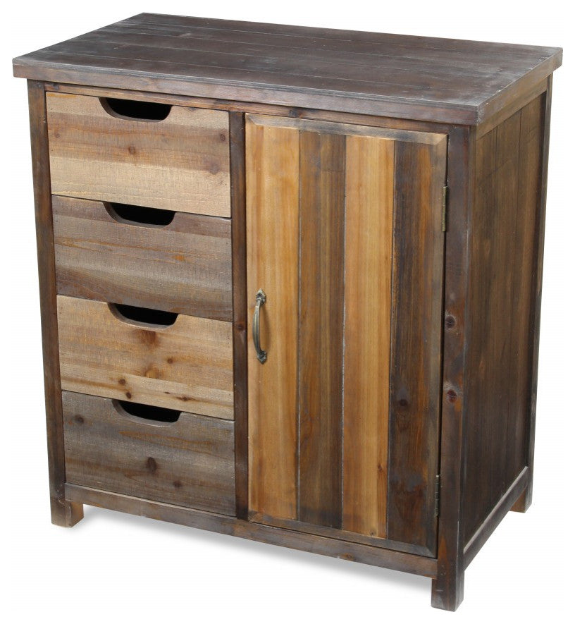 Rustic Natural Accent Storage Cabinet