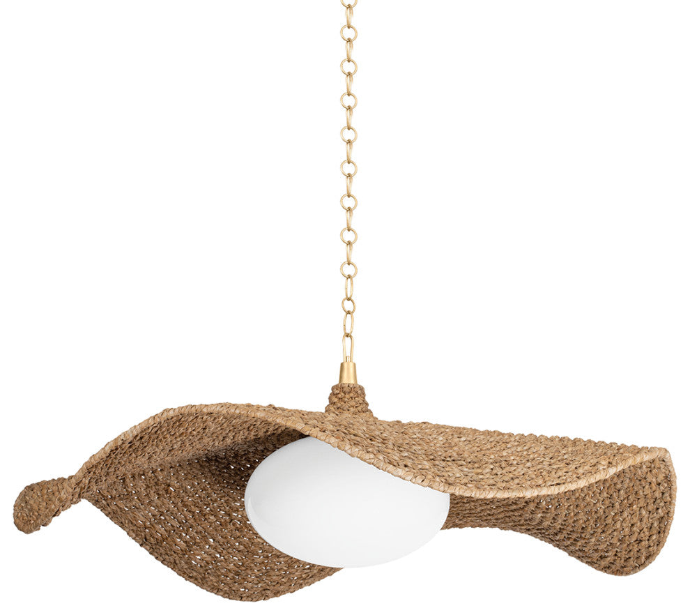 Levene 1 Light Chandelier, Steel